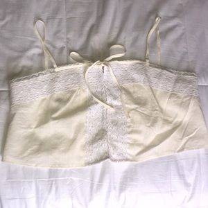 Off White Corset Top